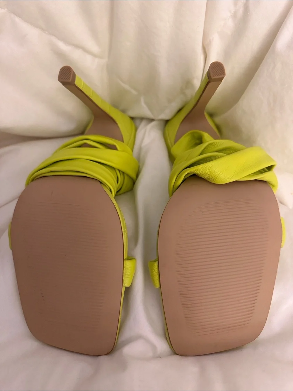Steve Madden Neon Lace Up Heels